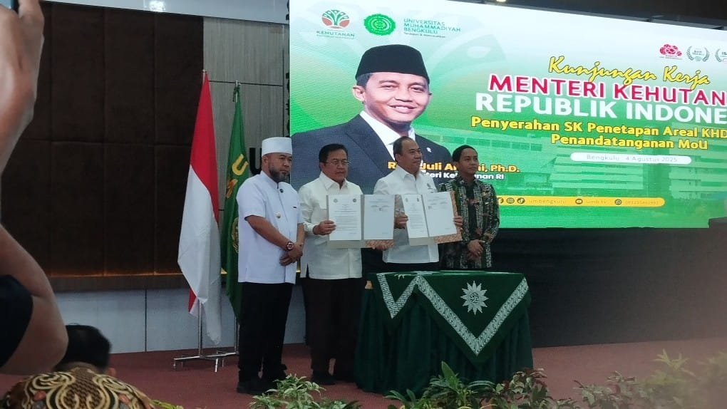 Kementerian Kehutanan dan UMB Jalin Kerja Sama Kelola Hutan Pendidikan